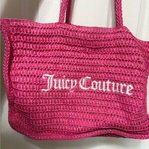 Juicy Couture Fuchsia Woven Tote